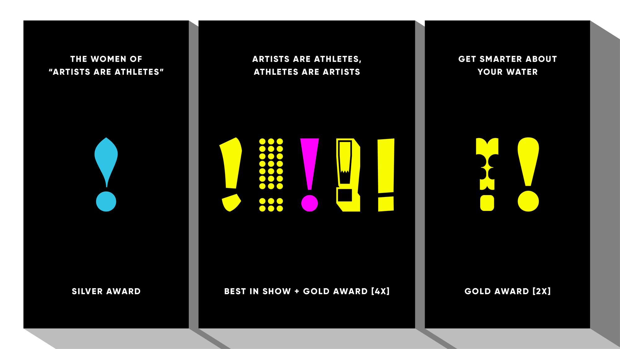 Graphic of award wins